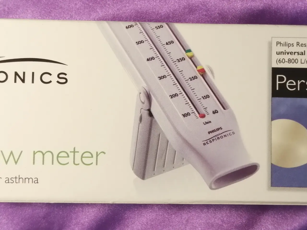 Billede 1 - Philips Peak Flow Meter Astma Vejrtrækning