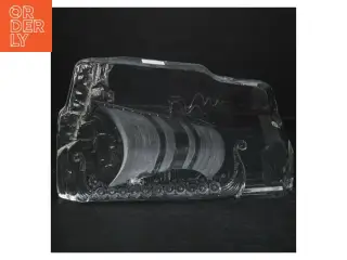 Glasdekoration medi vikingeskib (str. 25 x 14 cm)