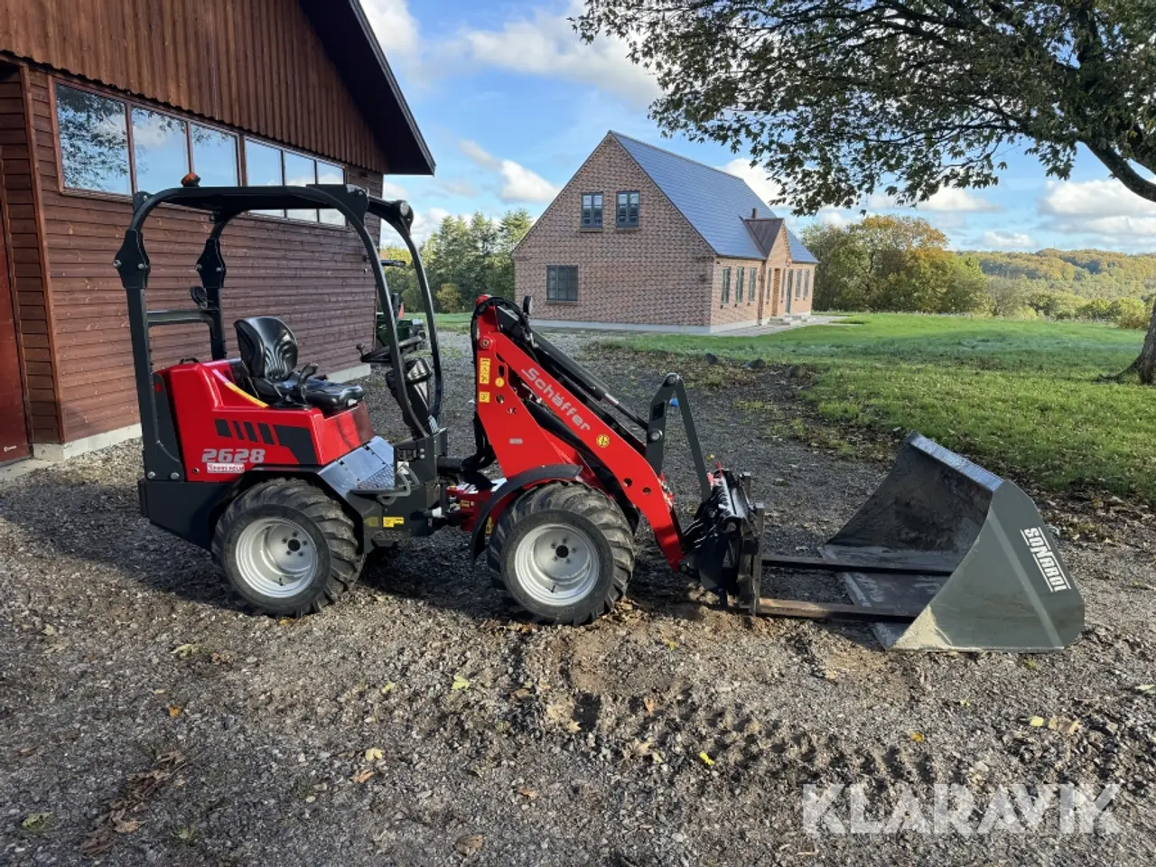 Billede 4 - Minilæsser Schäffer 2628 med tilbehør