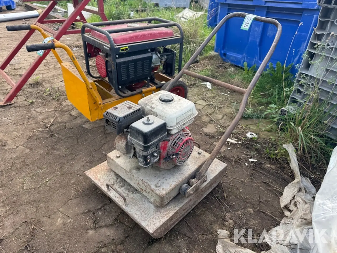 Billede 1 - Pladevibrator 5,5 HP (hk)