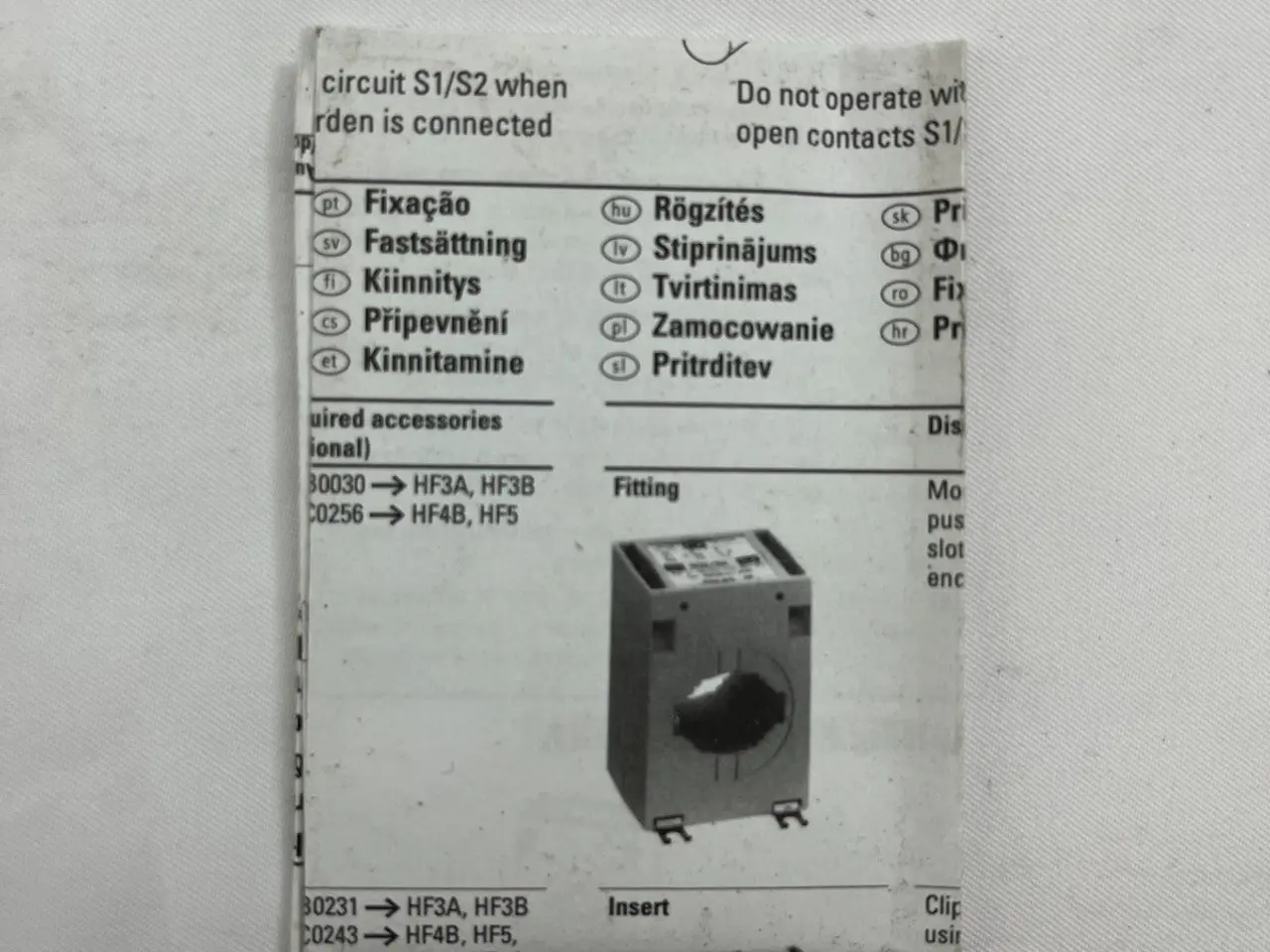 Billede 7 - Eaton HFS-1000/5A strømtransformer, 1000A/5A,