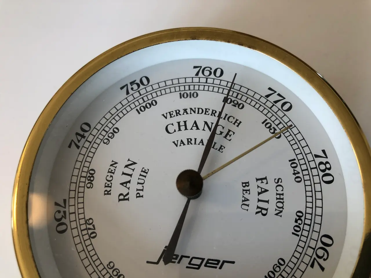 Billede 3 - Skibs barometer fra Jerger