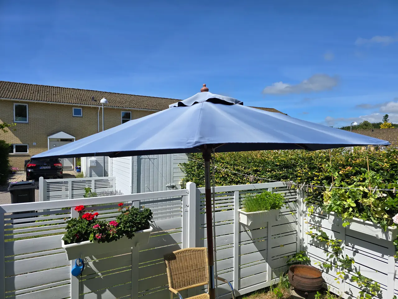 Billede 2 - Parasol Ø 1.80m