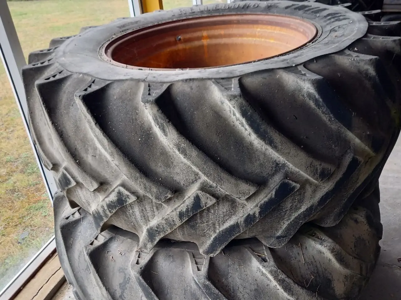 Billede 4 - Traktor JD / Trelleborg Twin 710/65 R38 Kpl. Hjul. Ø230 nav.