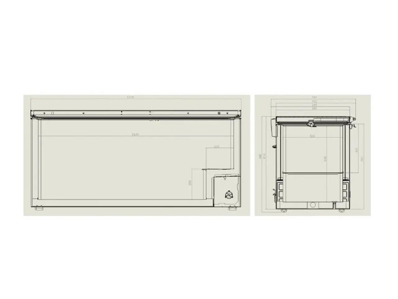 Billede 2 - Combisteel kummefryser – 572 liter