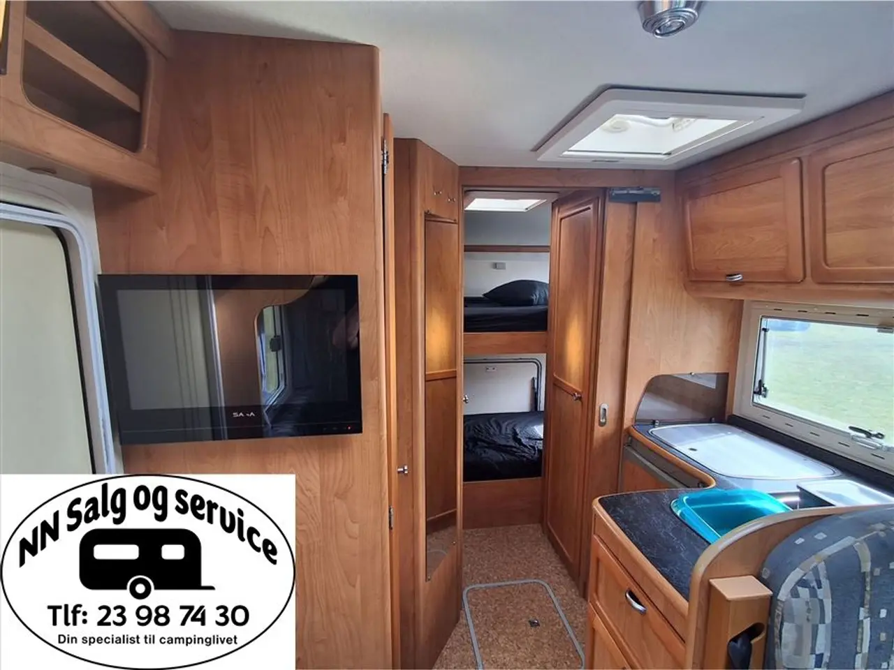 Billede 6 - 2001 - Fiat DUCATO Frankia A 650 FLOT OG VELHOLDT AUTOCAMPER MED KØJER