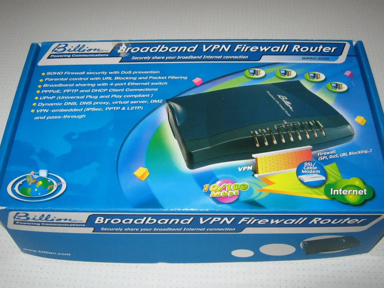 Billede 1 - Router Billion BIPAC 6500