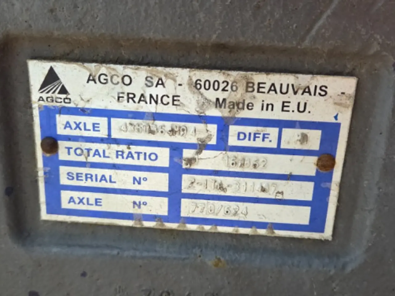 Billede 22 - Massey Ferguson 8732 Foraksel 7700106461
