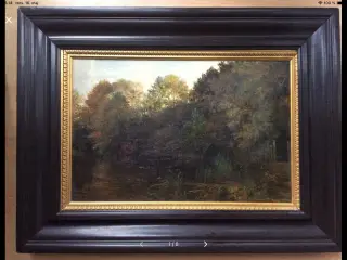 Oliemaleri Carl Møller Bornholms Kunsthandel