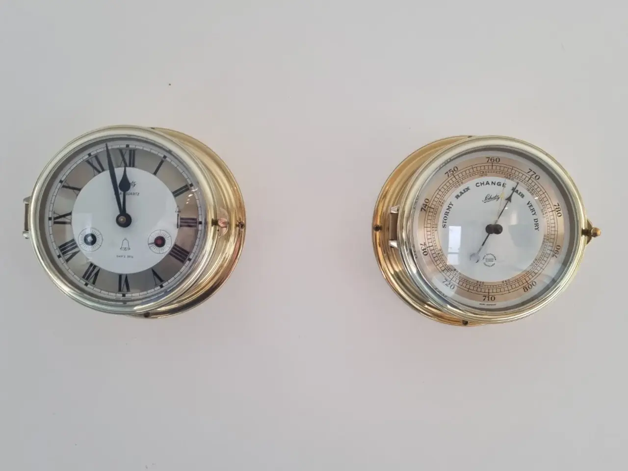 Billede 3 - Schatz skibs ur og barometer sælges samlet