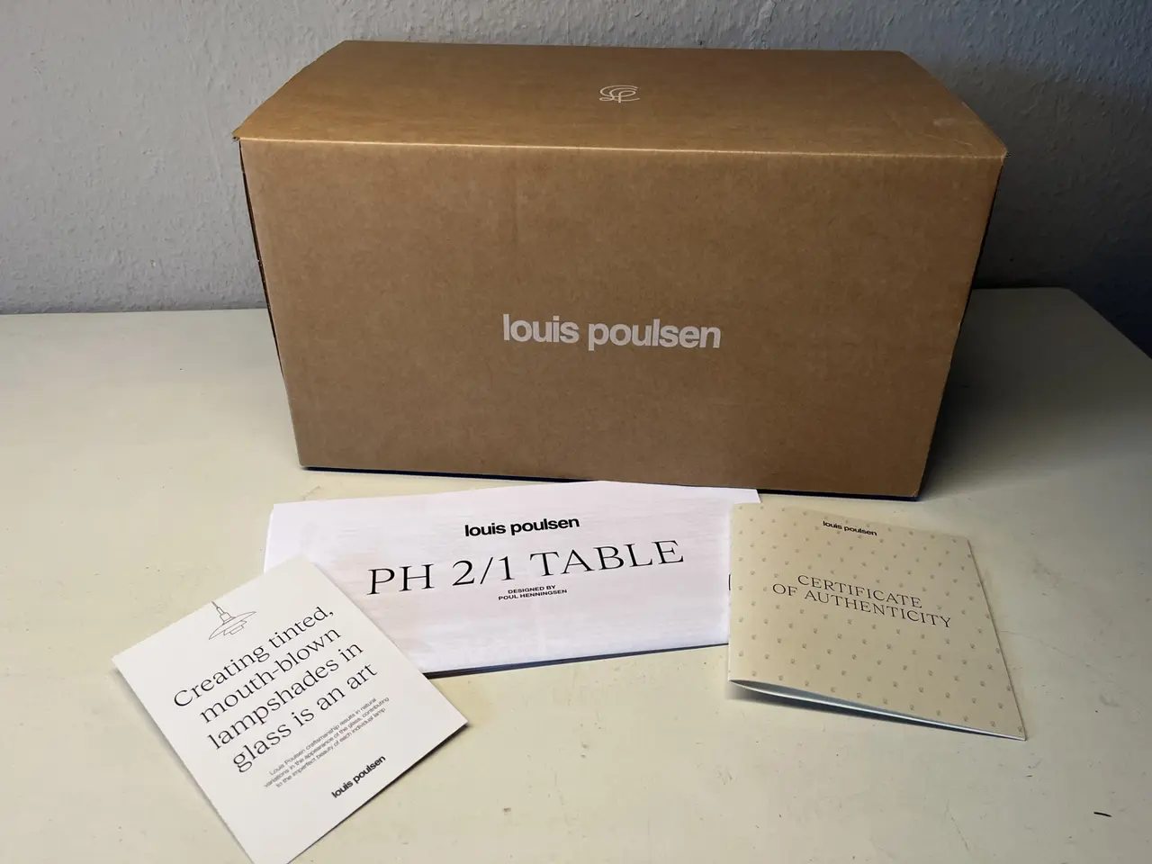 Billede 2 - NY PH 2/1 bordlampe messing - kan sendes