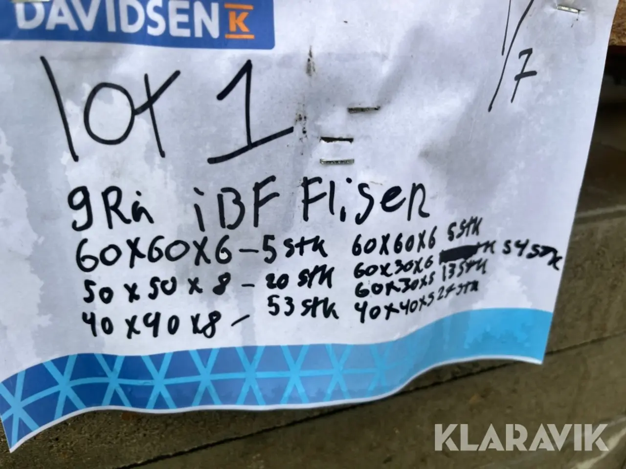Billede 3 - Diverse Betonfliser