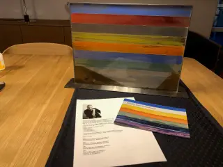 Glaskunst "Himlen over Vesterhavet"