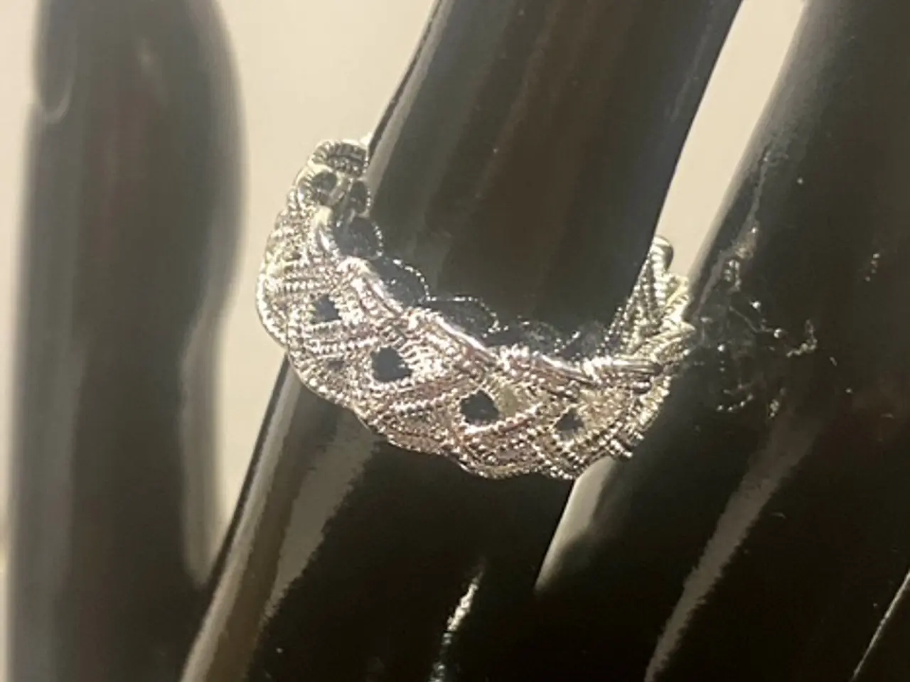 Billede 1 - * Sterlingsølv; Elegant fingerring