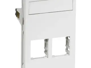 Dataudtag,1,5 modul, hvid, Fuga
