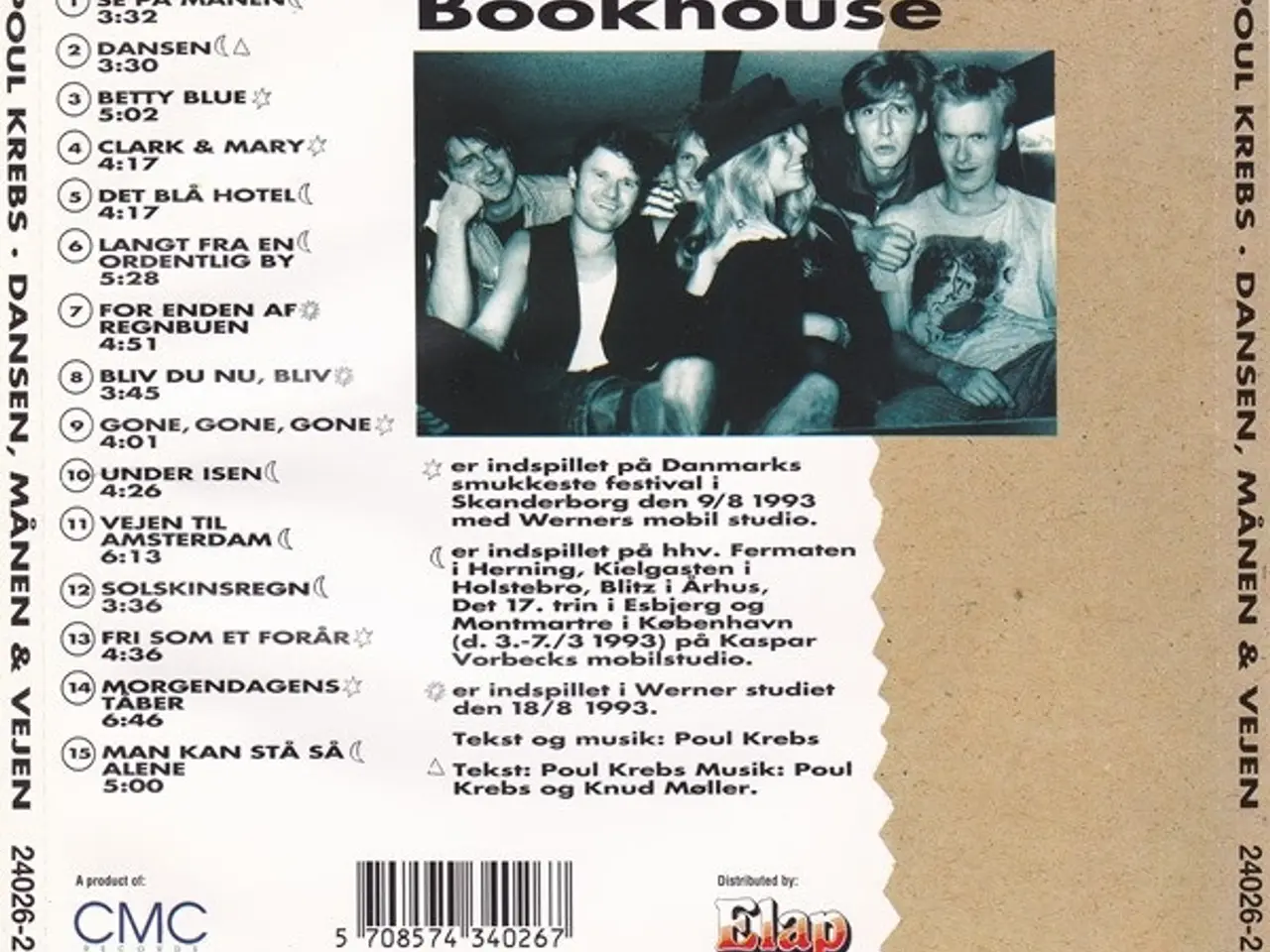Billede 2 - Poul Krebs – Dansen, Månen & Vejen – CD