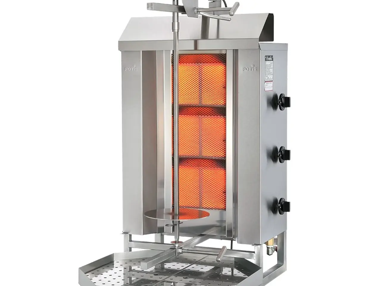 Billede 1 - Kebab & Shawarma grill til gas – 40 kg kød