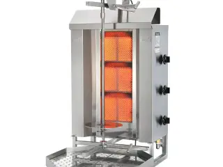 Kebab & Shawarma grill til gas – 40 kg kød
