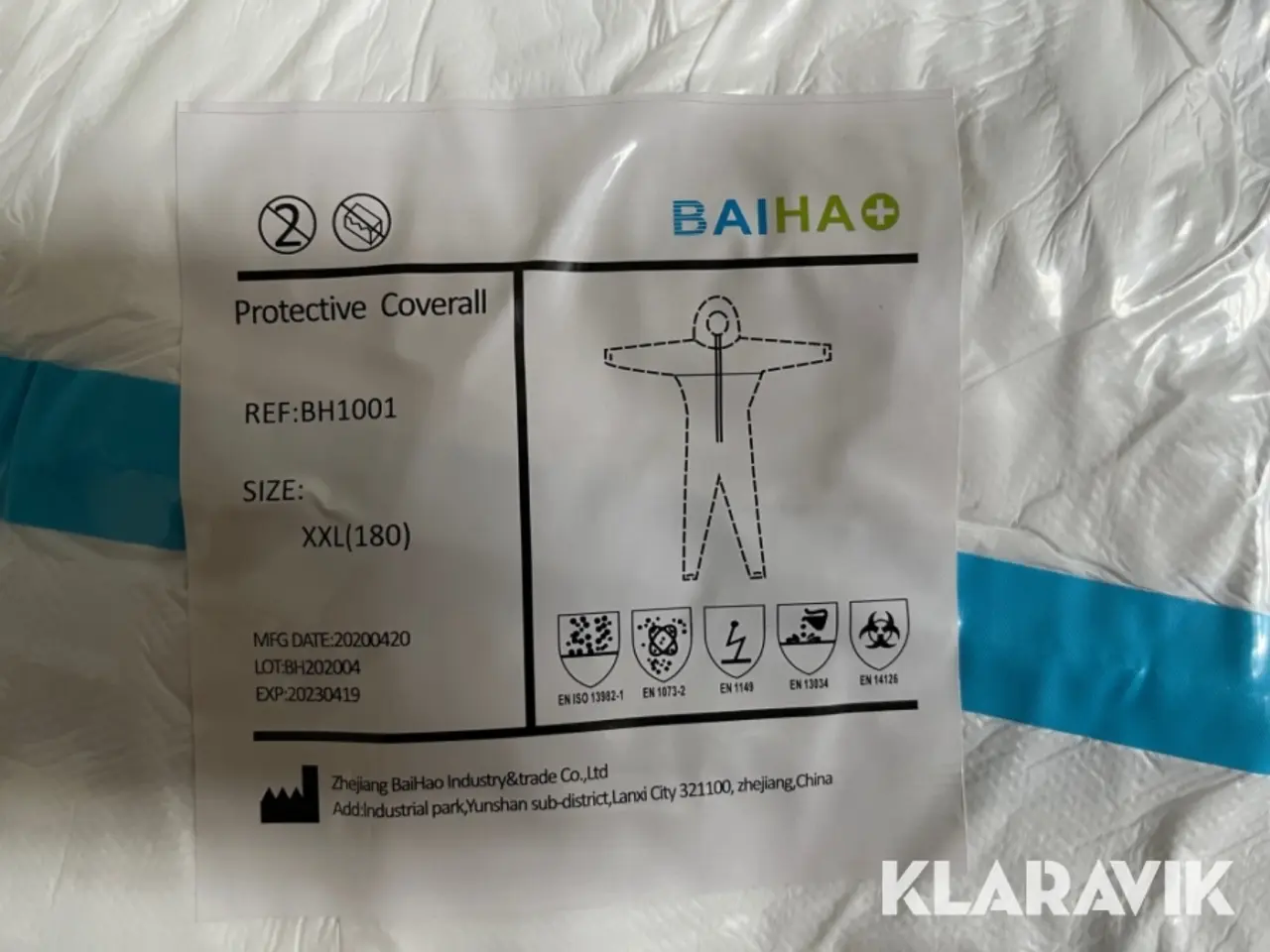 Billede 3 - Heldragter Baiha Protective coverall 100styk str XXL