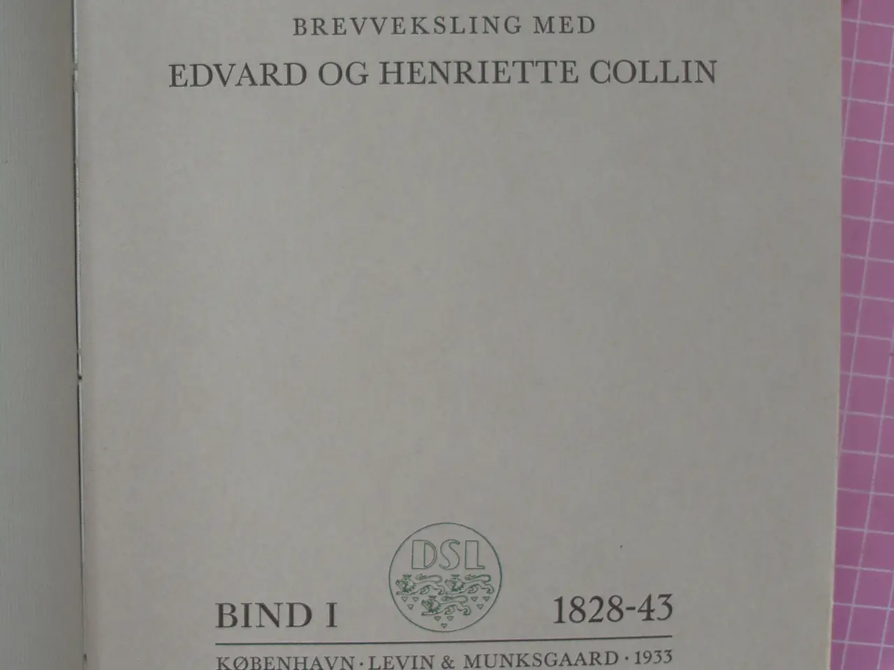 Billede 2 - H. C. Andersen Brevveksling med Edward og Henriett