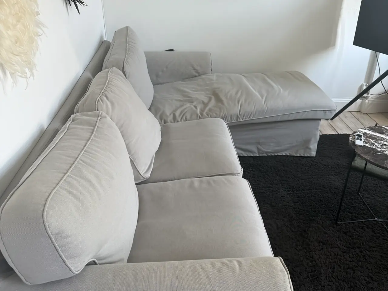 Billede 3 - Sofa i beige gives væk gratis