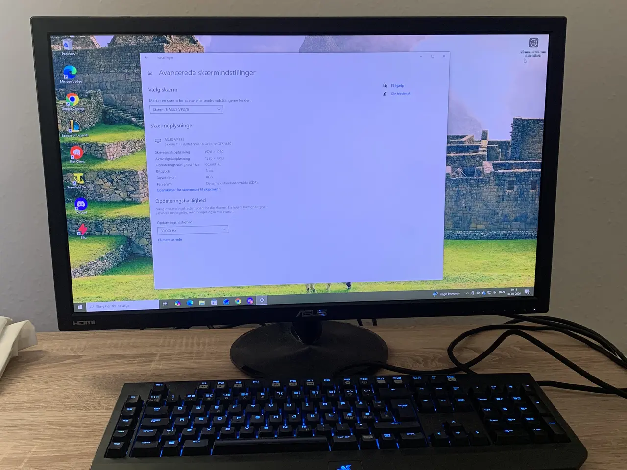 Billede 2 - Stationær med keyboard og skærm