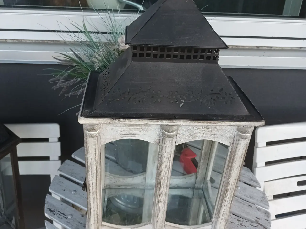 Billede 1 - Smuk Antik Lanterne 58x30x19 cm