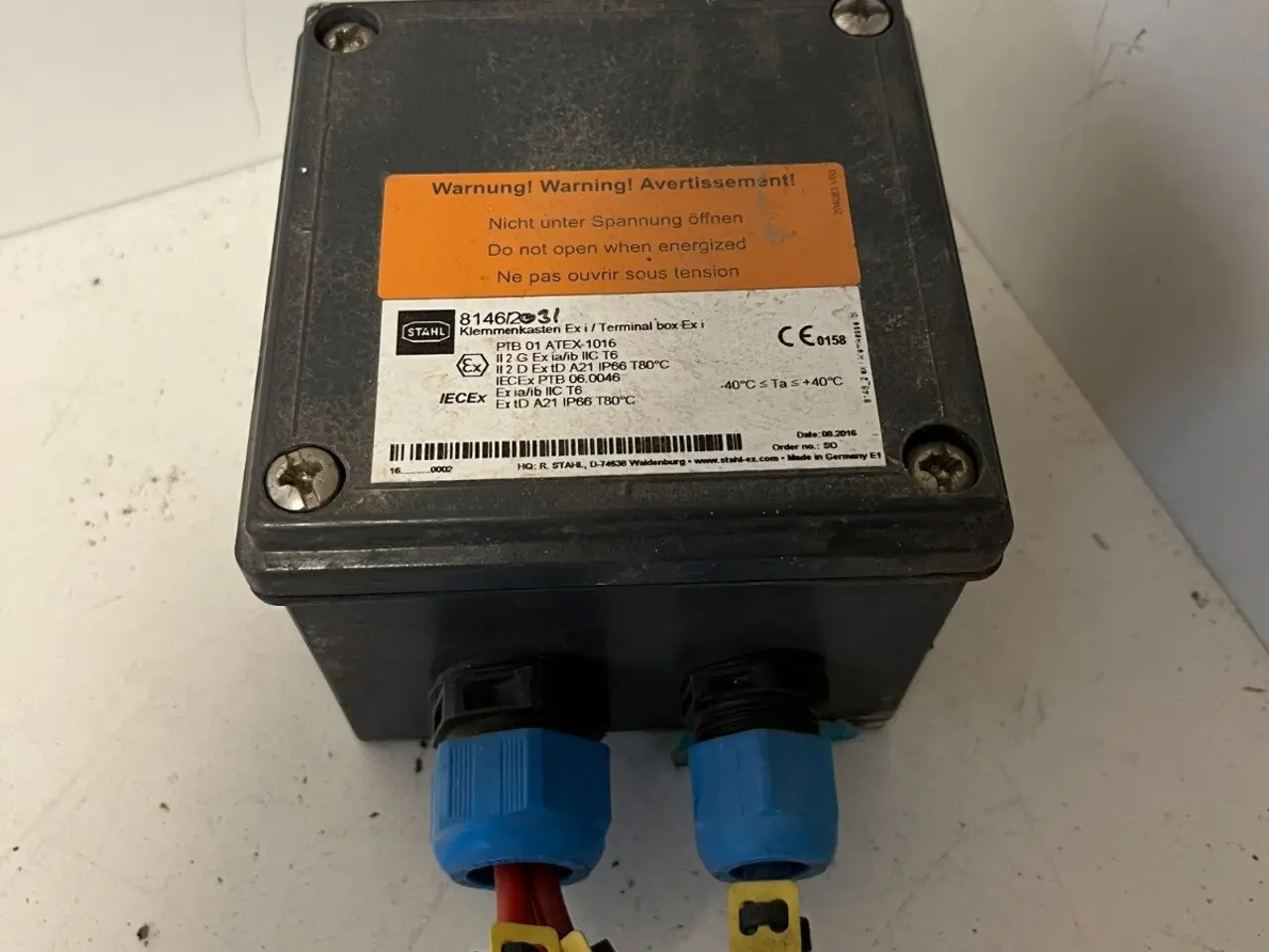 Billede 5 - Stahl 8146/31 Ex i Terminal Box - brugt Condition