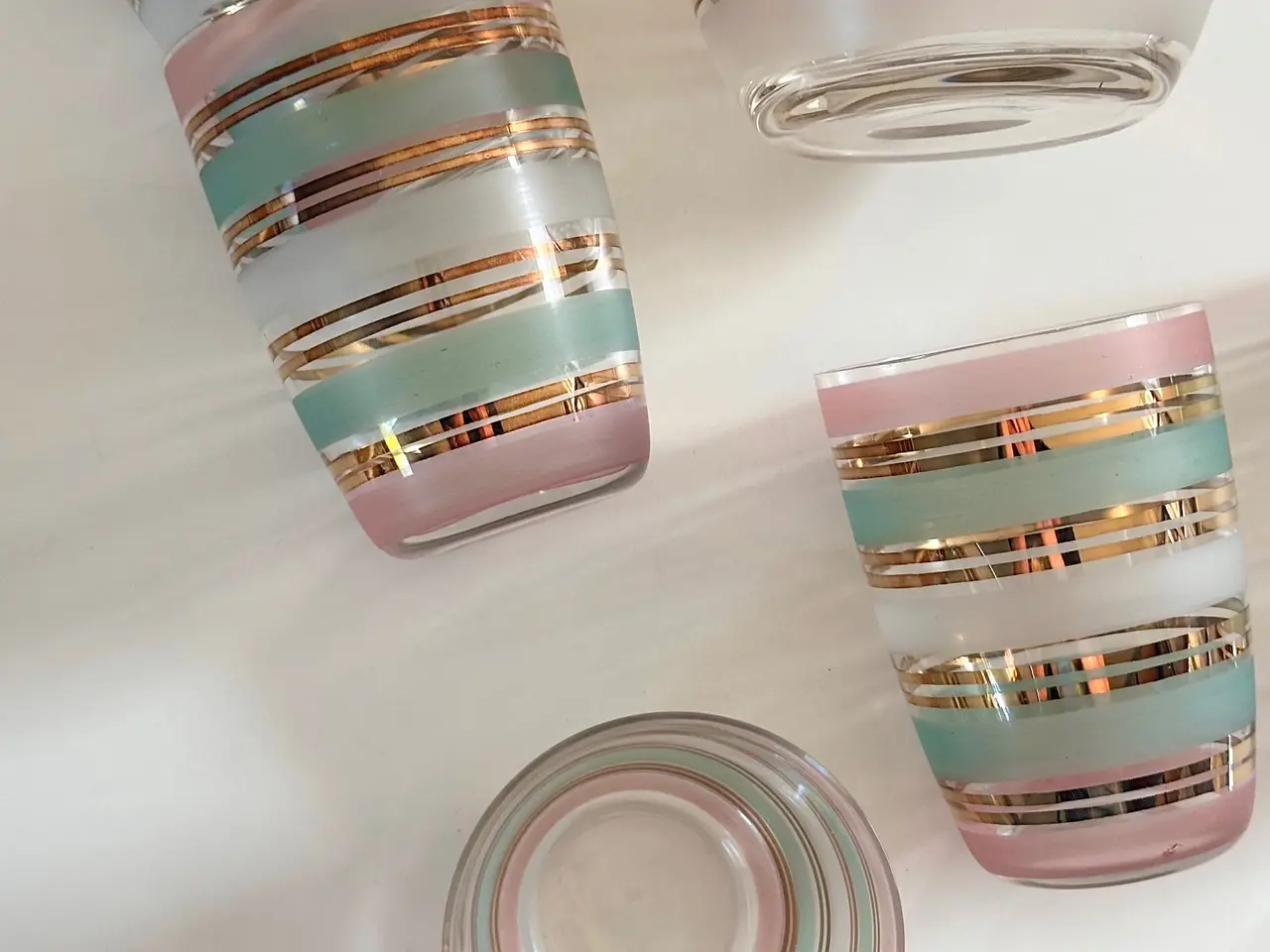 Billede 3 - Vintage kande med 6 glas