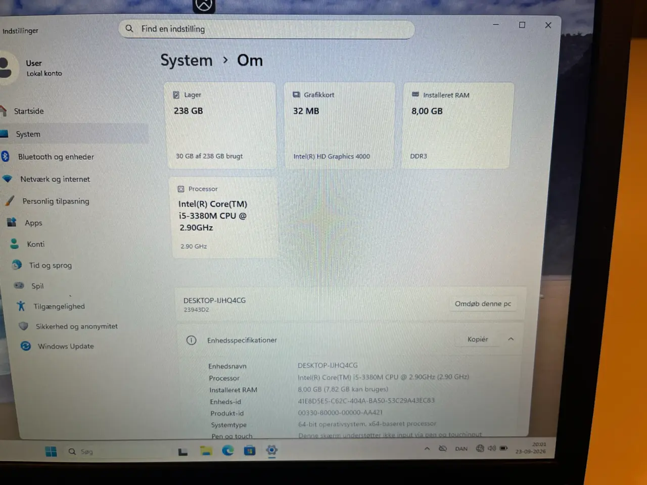 Billede 8 - Lenovo T530 15,6” I5 - 8 gb - 256 gb ssd - DVD