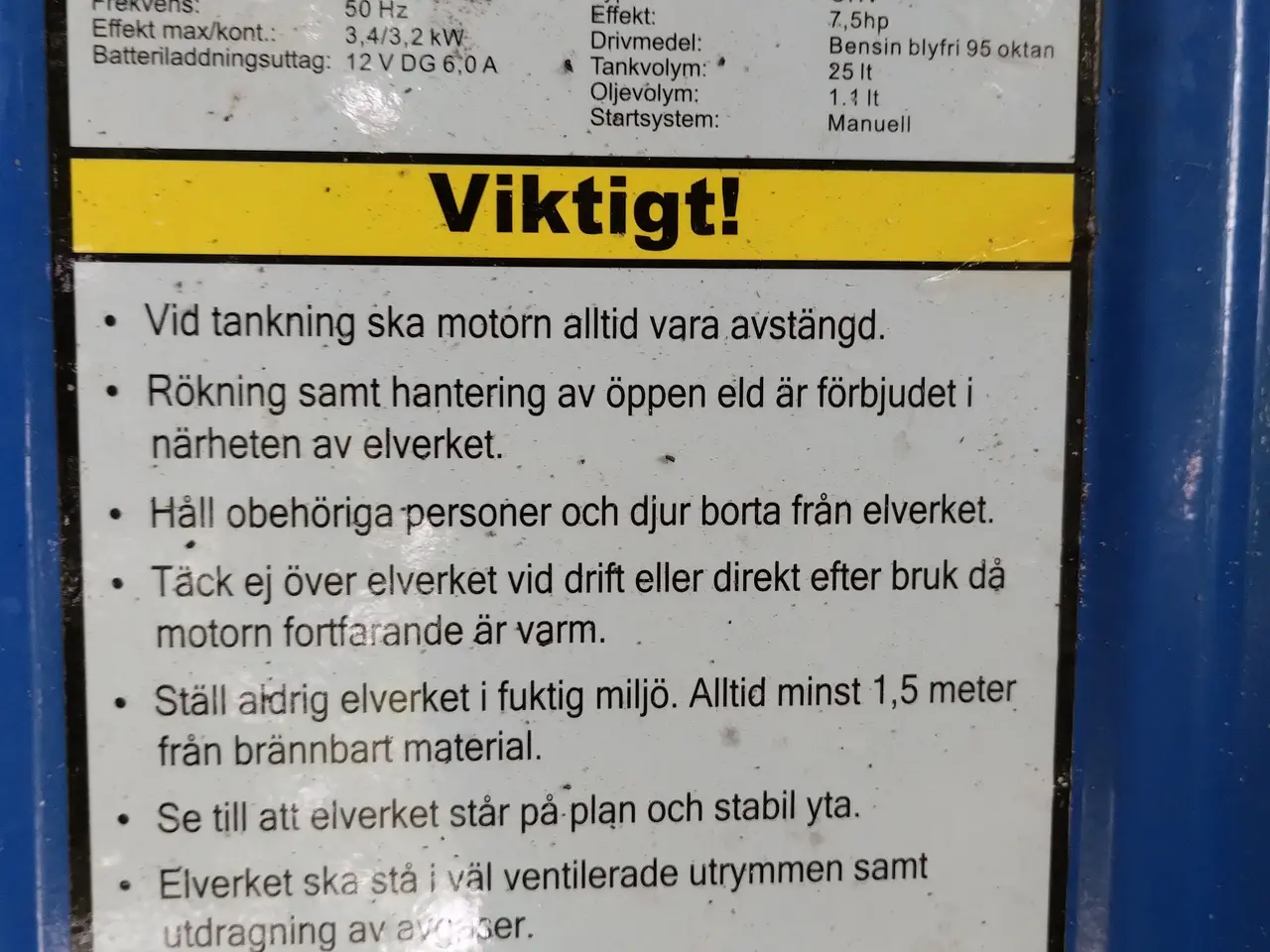 Billede 6 - Duab-Power MG4000 Nødstrømsgenerator