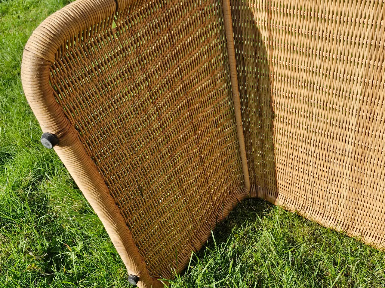 Billede 5 - Ikea model 'Hestra' rattan lounge chair, 1982