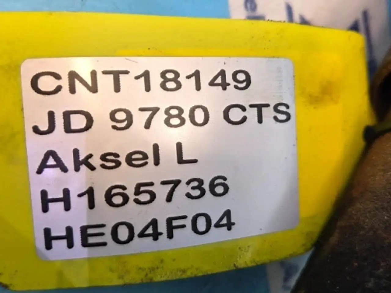 Billede 10 - John Deere 9780 Aksel L. H165736