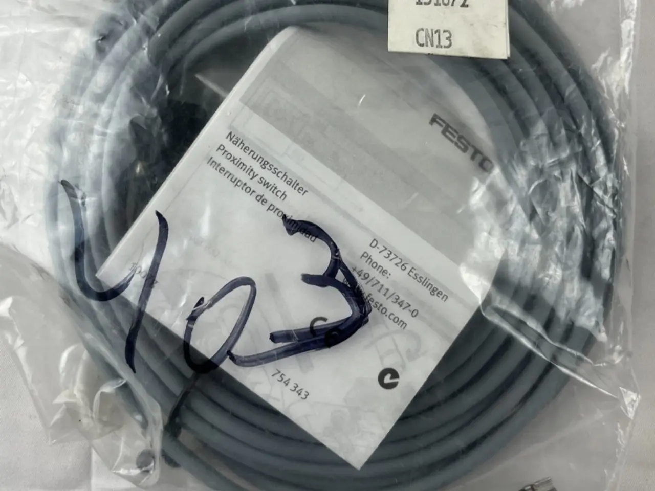 Billede 1 - FESTO SMEO-1-LED-24-K5-B Sensor Magnetic Reed 24V