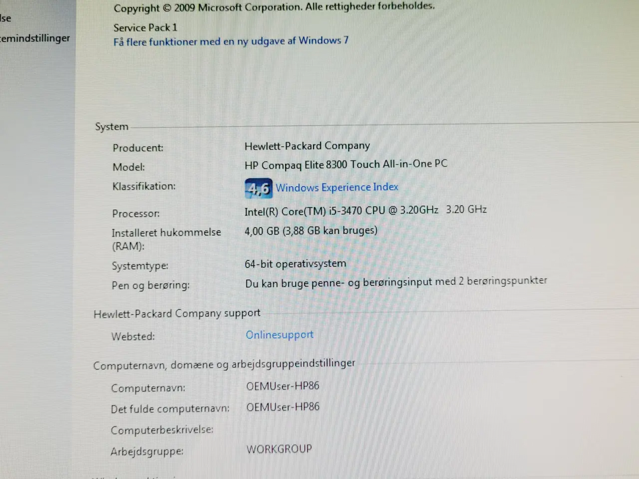 Billede 8 -  ⭐️· HP Compaq Elite 8300 All‑in‑One Business PC 