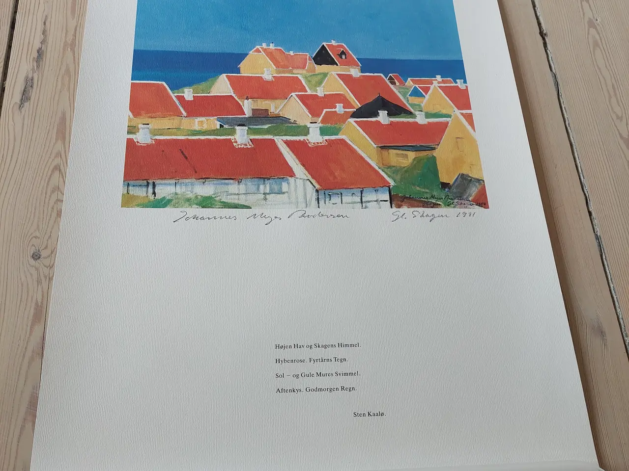 Billede 6 - Johannes Meyer Andersen plakat – "Gl. Skagen"