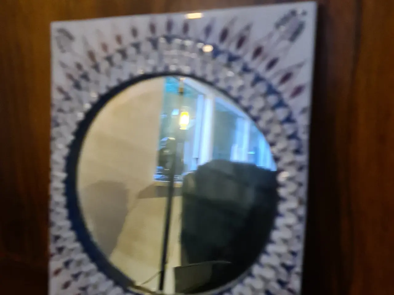 Billede 4 - Aluminia / Royal Copenhagen spejl