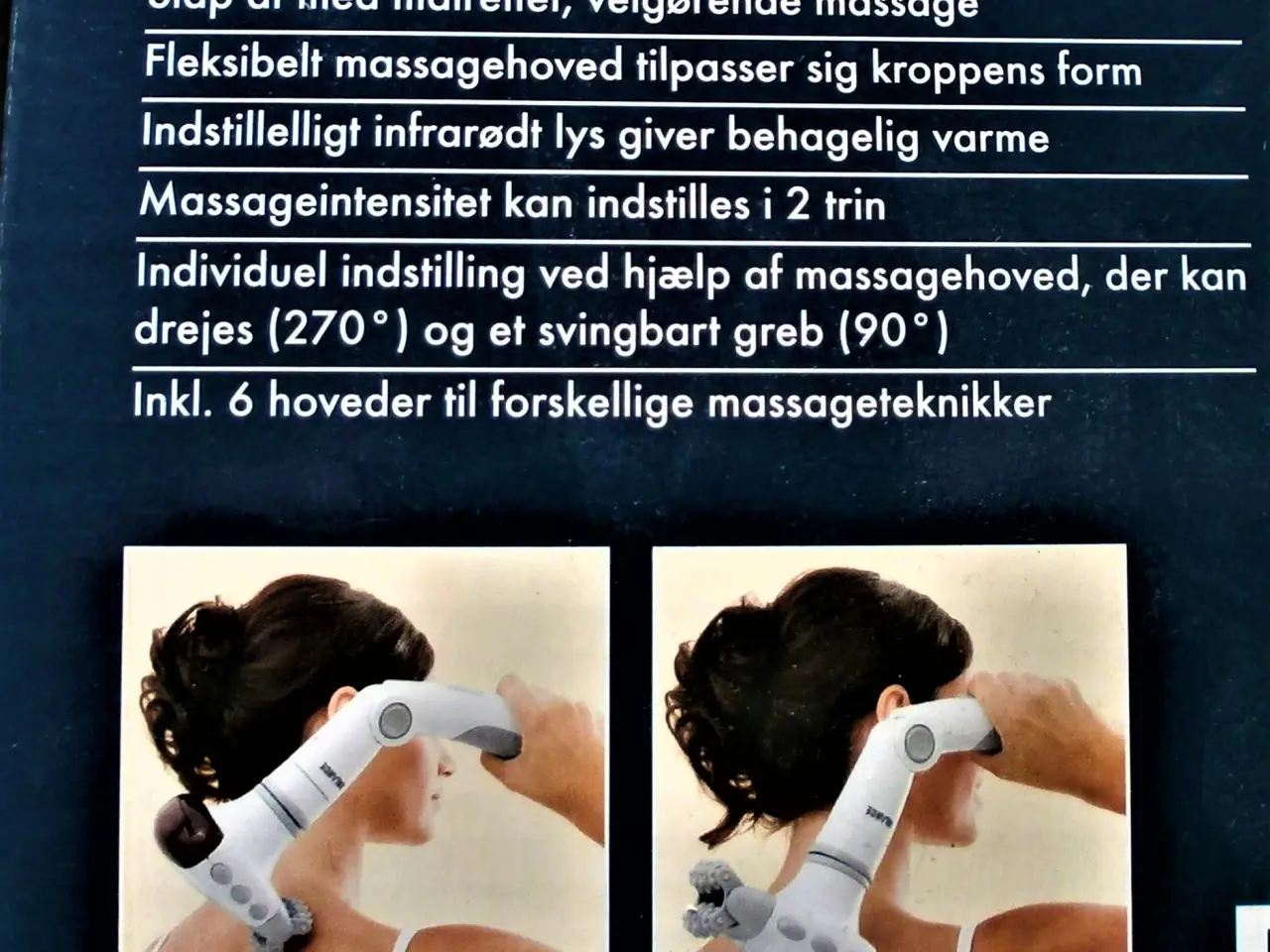 Billede 4 - NYT infrarød massageapparat med justerbart hoved