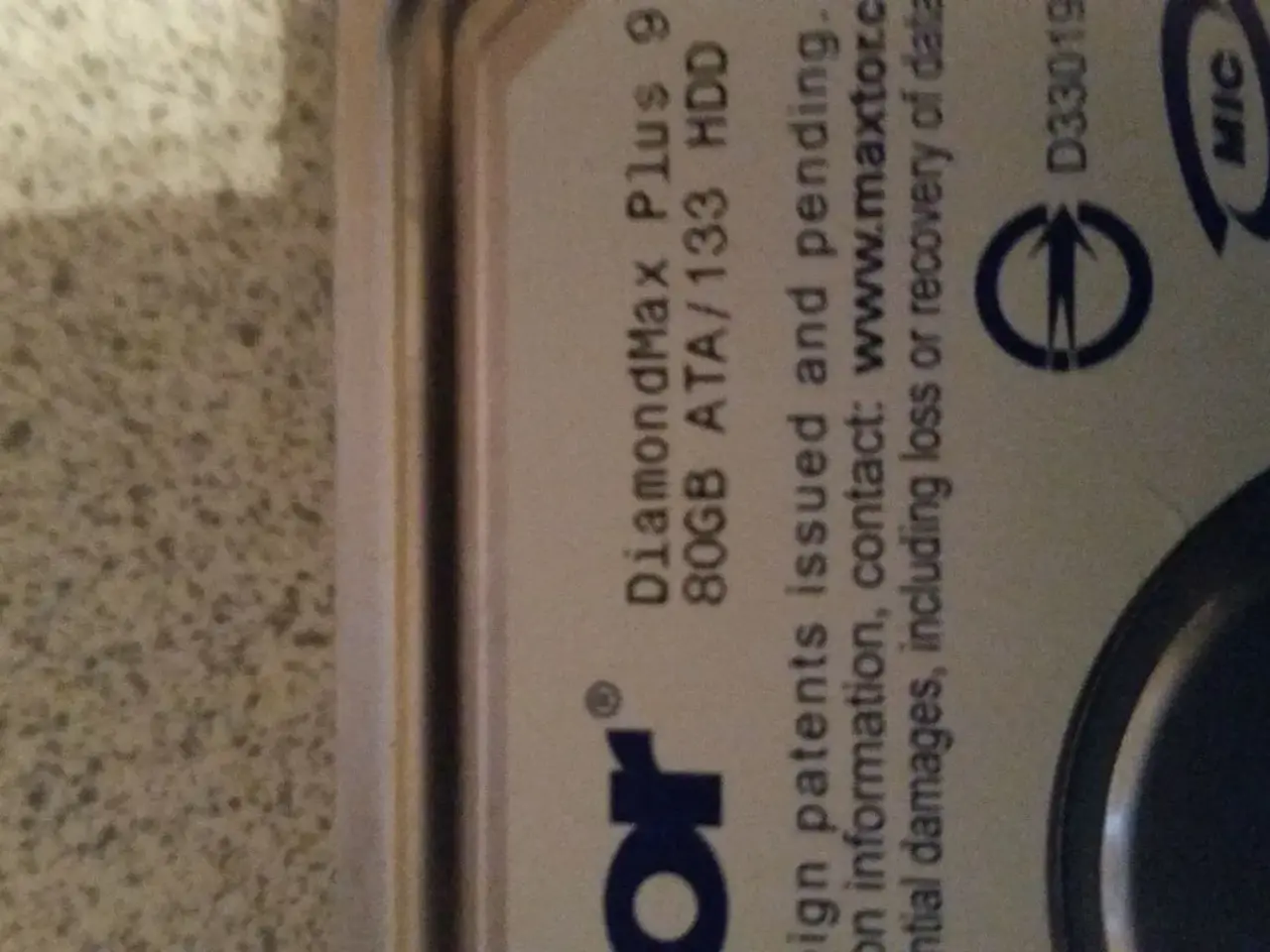 Billede 2 - 80GB IDE 3,5" harddisk!