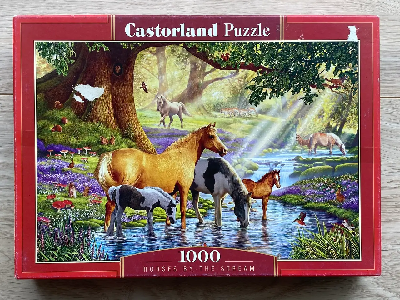Billede 1 - Horses by the Stream 1000 brikker