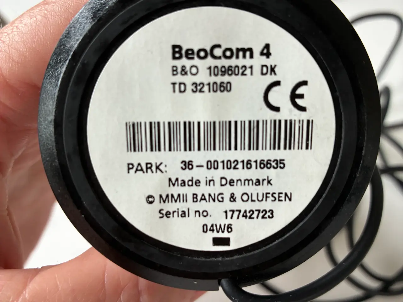 Billede 3 - Bang & Olufsen BeoCom 4 telefon med base