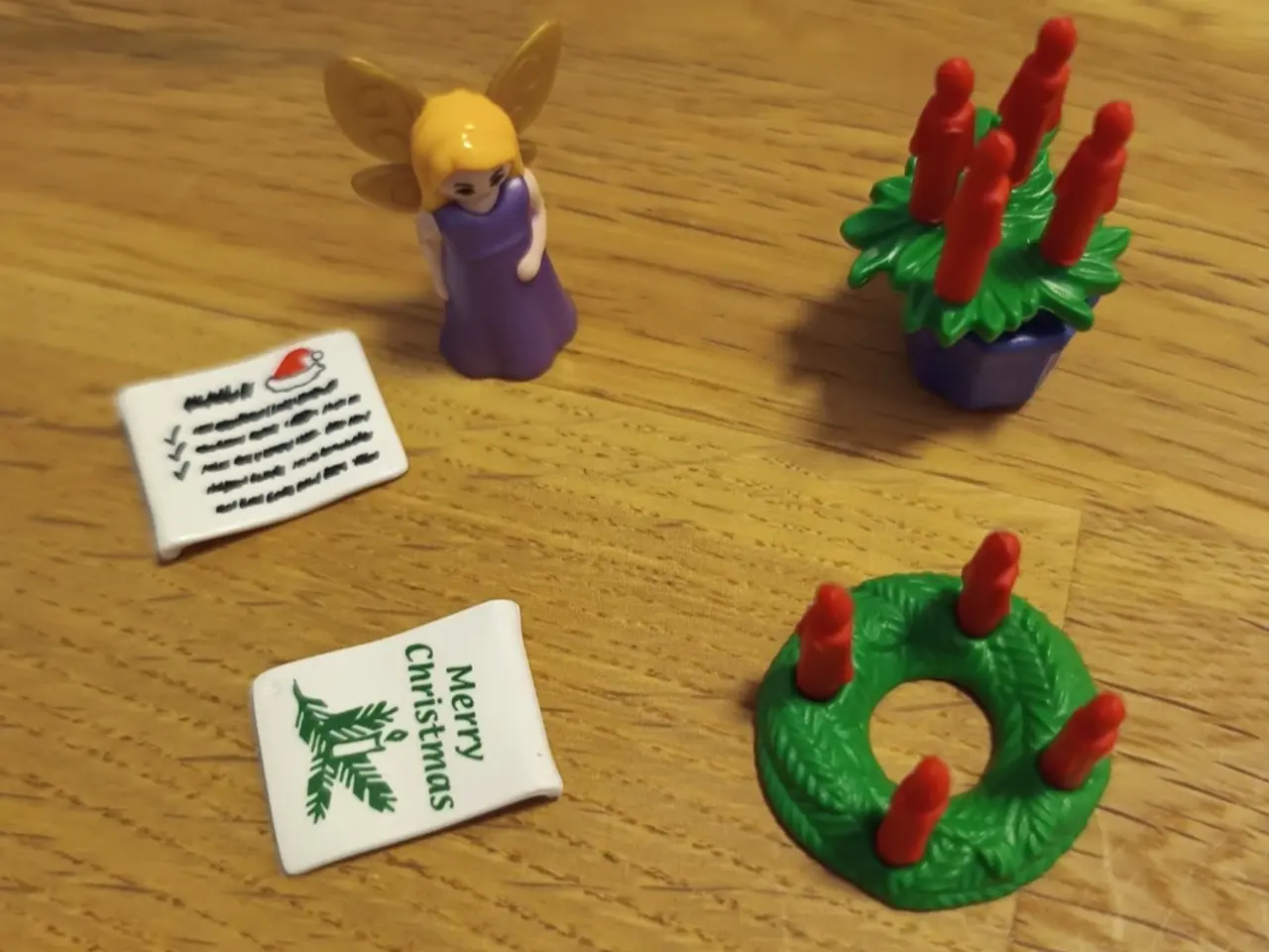 Billede 1 - Playmobil, adventskrans, juledekoration, engel, ju