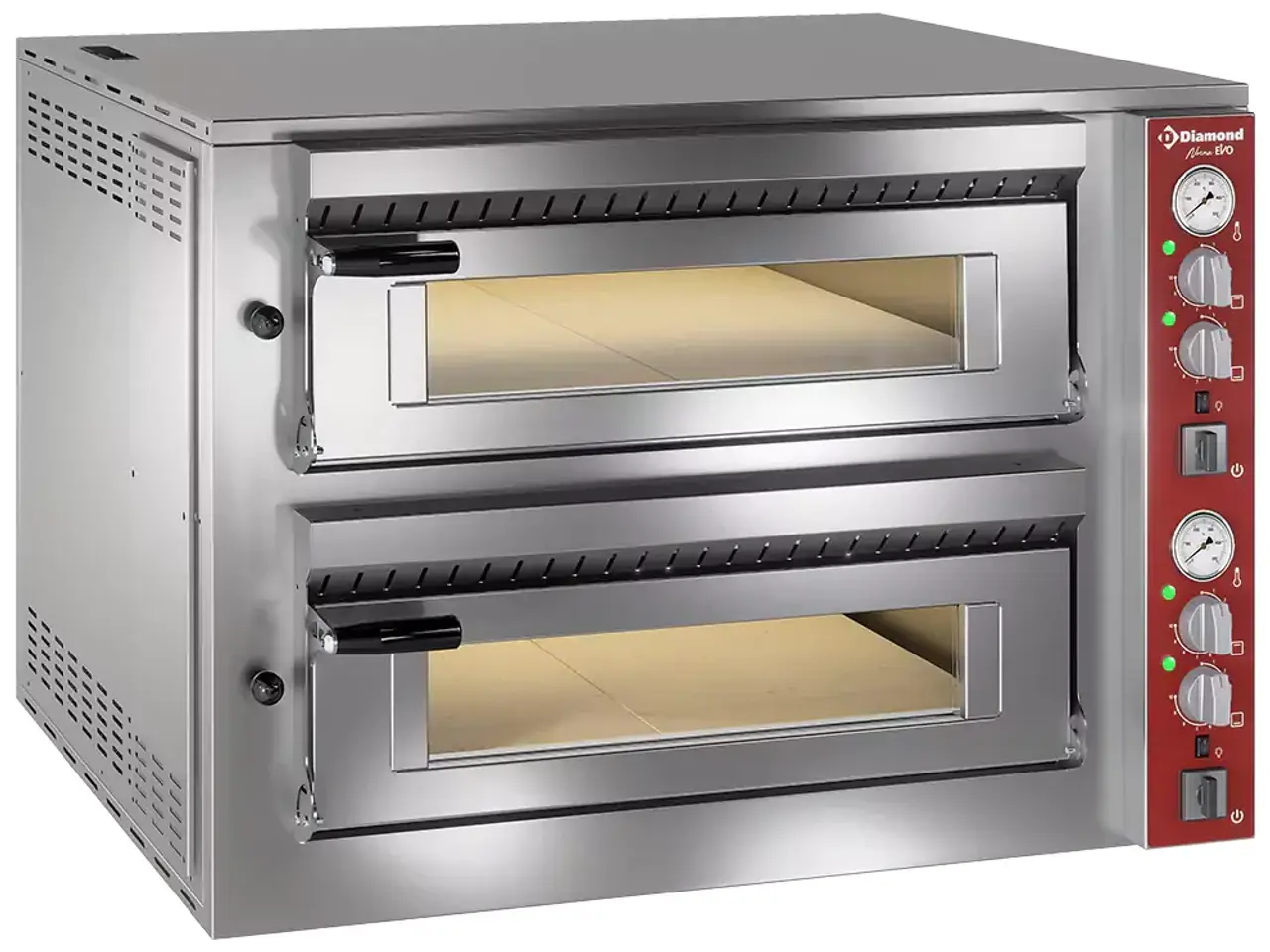 Billede 1 - Elektrisk Pizzaovn 2 x 4 pizzaer Ø350 mm – 400 V