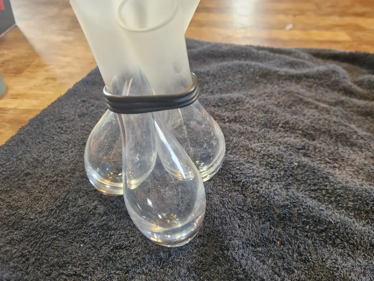 Billede 1 - Baltic sea glass mini vase