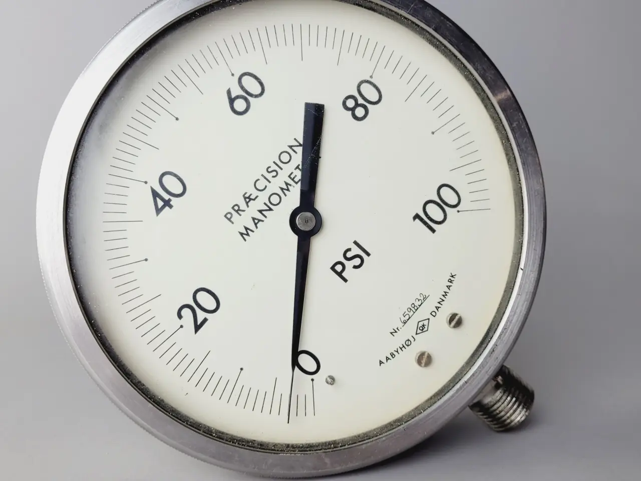 Billede 2 - ⭐️· Vintage Kvalitets Præcisionsmanometer EV DK