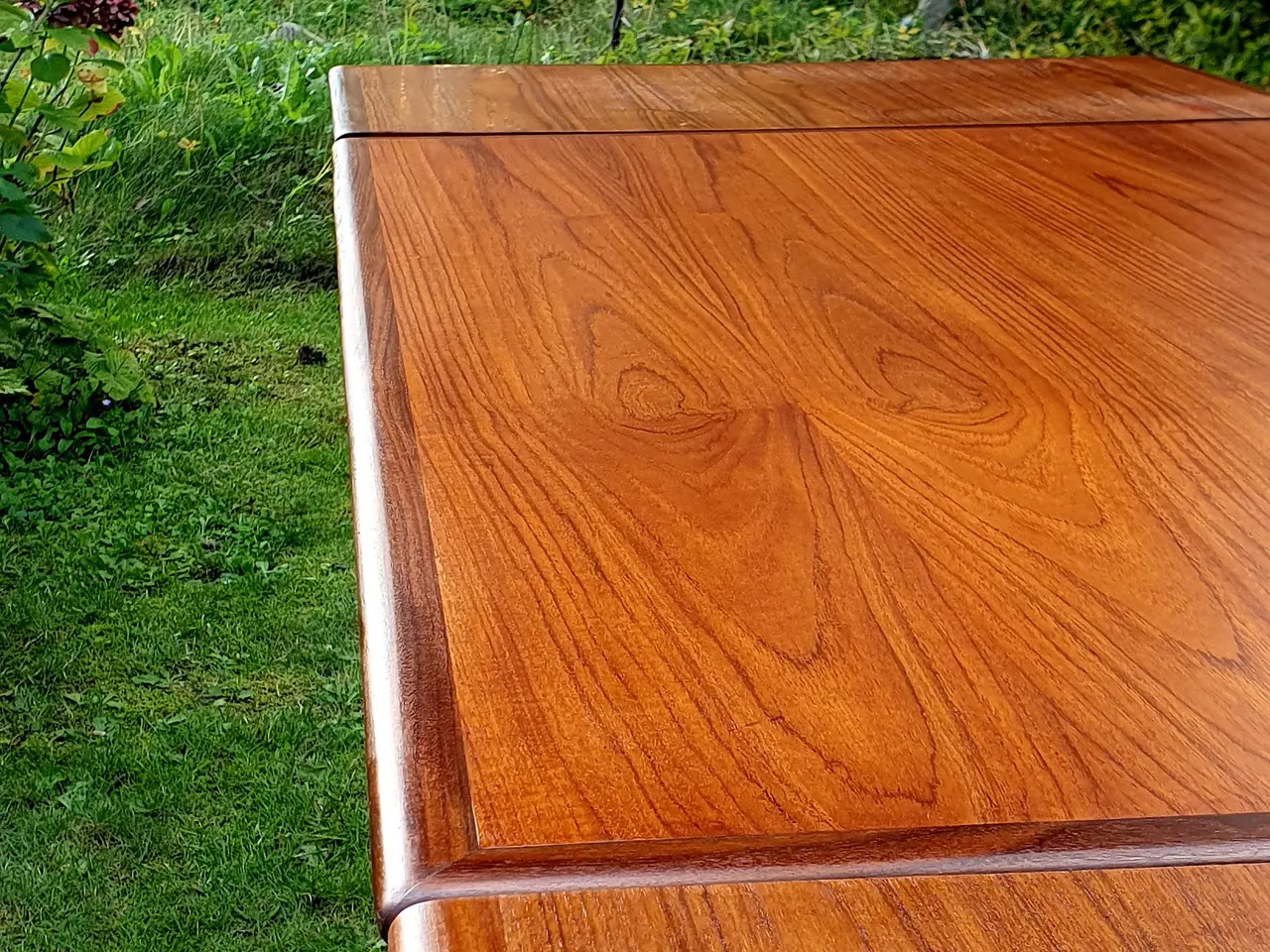 Billede 10 - Smukt klassisk teak-spisebord med hollandsk udtræk