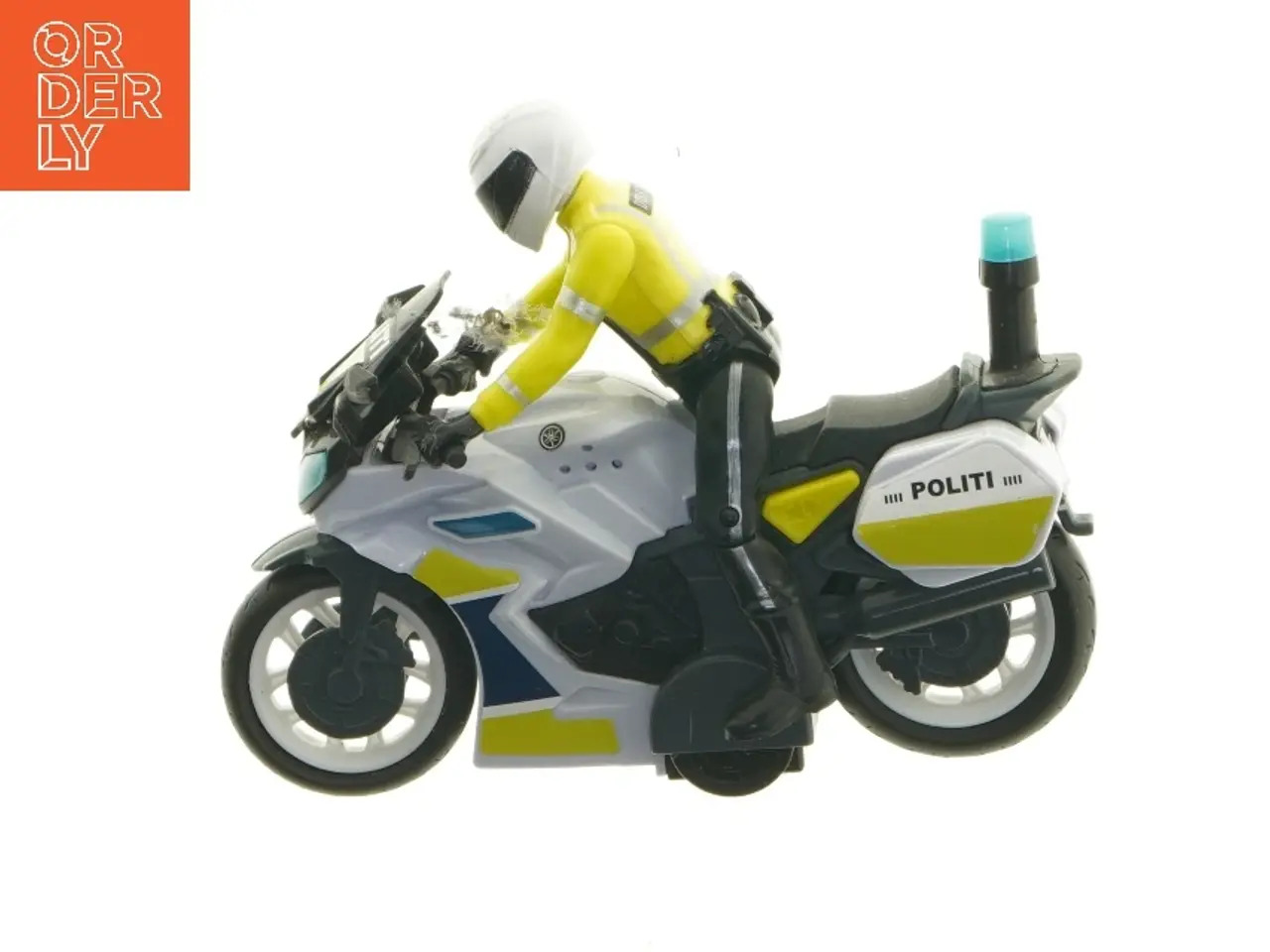 Billede 2 - Politimotorcykel legetøj (str. 19 cm)