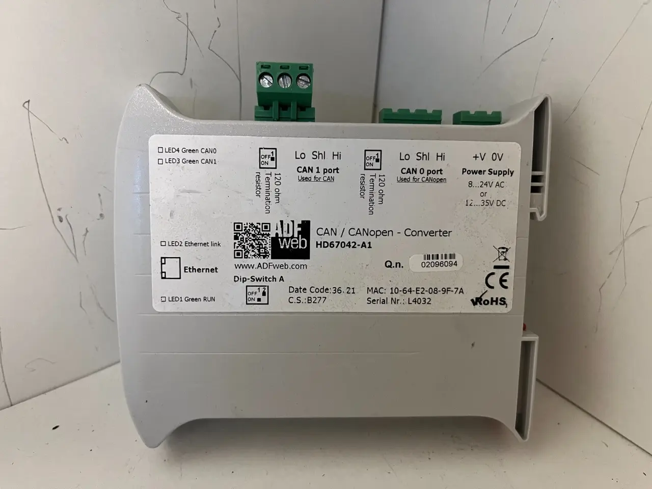 Billede 2 - ADFweb HD67042-A1 CAN to CANopen Converter DIN