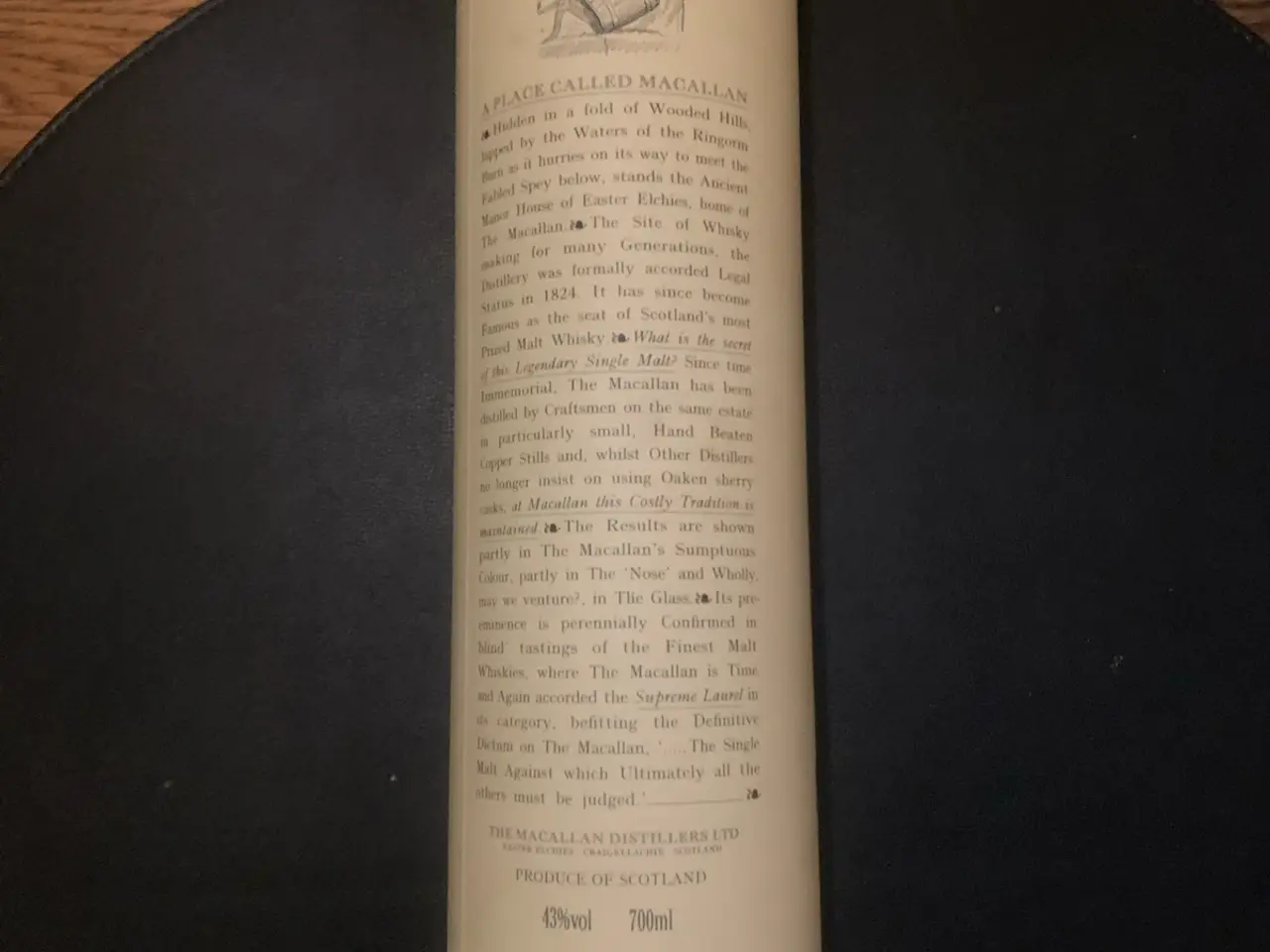 Billede 2 - Sjælden Macallan 18 års 1982 single malt whisky 