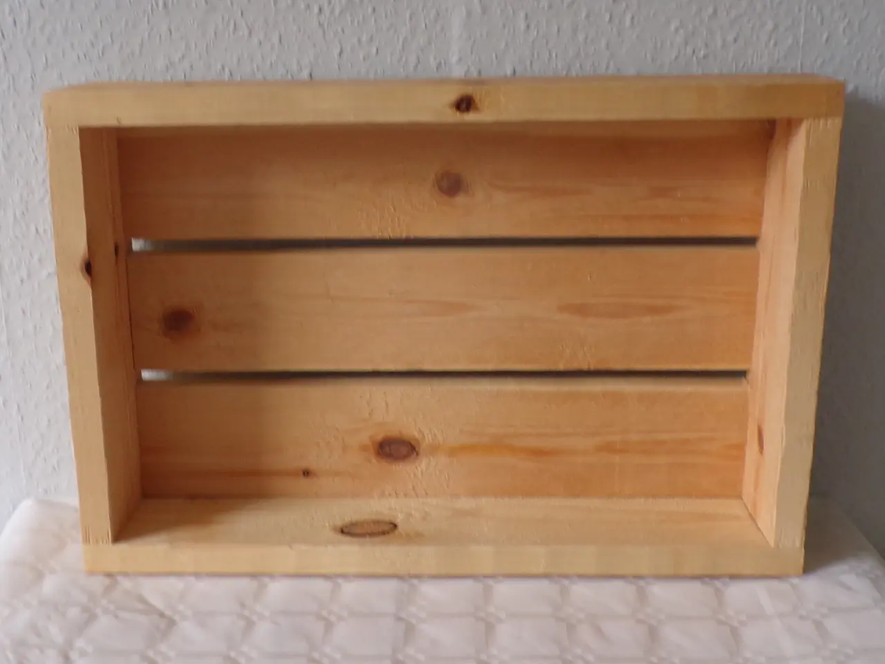 Billede 6 - Bakke i genbrugstræ 45 x 30 cm